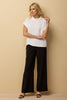 Mara Cap Sleeve Roll Neck Top
