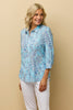 Romney 3/4 Sleeve Print Shirt