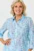 Romney 3/4 Sleeve Print Shirt