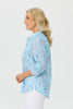 Romney 3/4 Sleeve Print Shirt