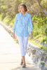 Romney 3/4 Sleeve Print Shirt