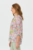 Florence 3/4 Sleeve Open Neck Shirt
