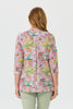 Florence 3/4 Sleeve Open Neck Shirt
