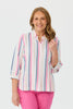 Cassandra Stripe 3/4 Sleeve Shirt