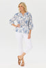 Orly 3/4 Sleeve Broderie Blouse