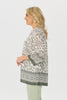 Olivette 3/4 Sleeve Border Blouse