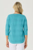 Hillary Side Button 3/4 Slv Sweater