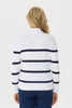Heath 1/4 Zip L/s Stripe Polo