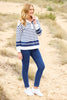 CHARTER STRIPE STUD LONG SLEEVE TOP