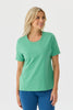 Everyday Ribbon Trim Short Sleeve Tee