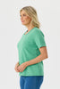 Everyday Ribbon Trim Short Sleeve Tee