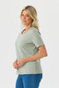 Everyday Ribbon Trim Short Sleeve Tee