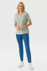 Everyday Ribbon Trim Short Sleeve Tee
