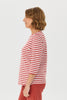 Gisele Stripe 3/4 Sleeve Top