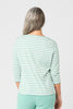 GISELE STRIPE 3/4 SLV TOP