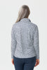 Escape Long Sleeve Stud Neck Polo Top