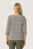 ACTION SQUARE NECK 3/4 SLV TOP