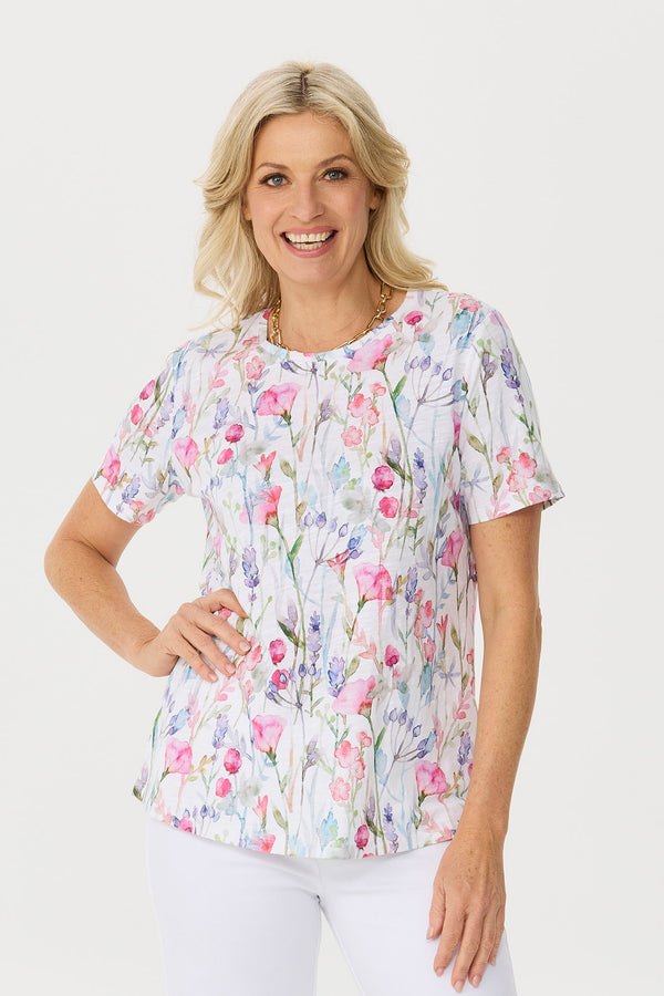 Kent Short Sleeve Print Tee
