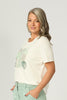 Freya Short Sleeve Print Front Tee