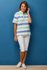 Avenue Stripe Short Sleeve Polo