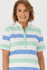 Avenue Stripe Short Sleeve Polo