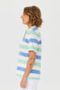 Avenue Stripe Short Sleeve Polo