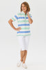 Avenue Stripe Short Sleeve Polo