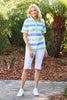 Avenue Stripe Short Sleeve Polo