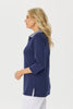 Kingsley 3/4 Sleeve Zip Neck Polo
