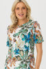 Chianti Short Sleeve Pleat Back Tee