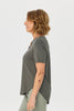 Beatrix Bamboo Pleat Back Short Sleeve Tee