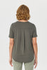 Beatrix Bamboo Pleat Back Short Sleeve Tee