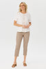 Monica Short Sleeve Lace Panel Tee
