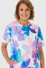 Butterfly Short Sleeve Pleat Back Tee