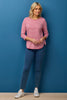 Stripe Eternity 3/4 Sleeve Top