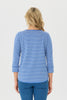 Stripe Eternity 3/4 Sleeve Top