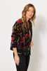 VERSO VELVET PRINT ZIP UP JACKET