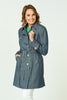 ICON STRETCH DENIM TRENCH COAT