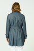 ICON STRETCH DENIM TRENCH COAT