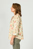Bianca Collarless 3/4 Slv Shirt