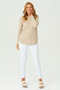 PAVIA OTTOMAN CURVED HEM SWEATER