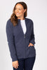 RAY ZIP UP BOBBLE CARDIGAN