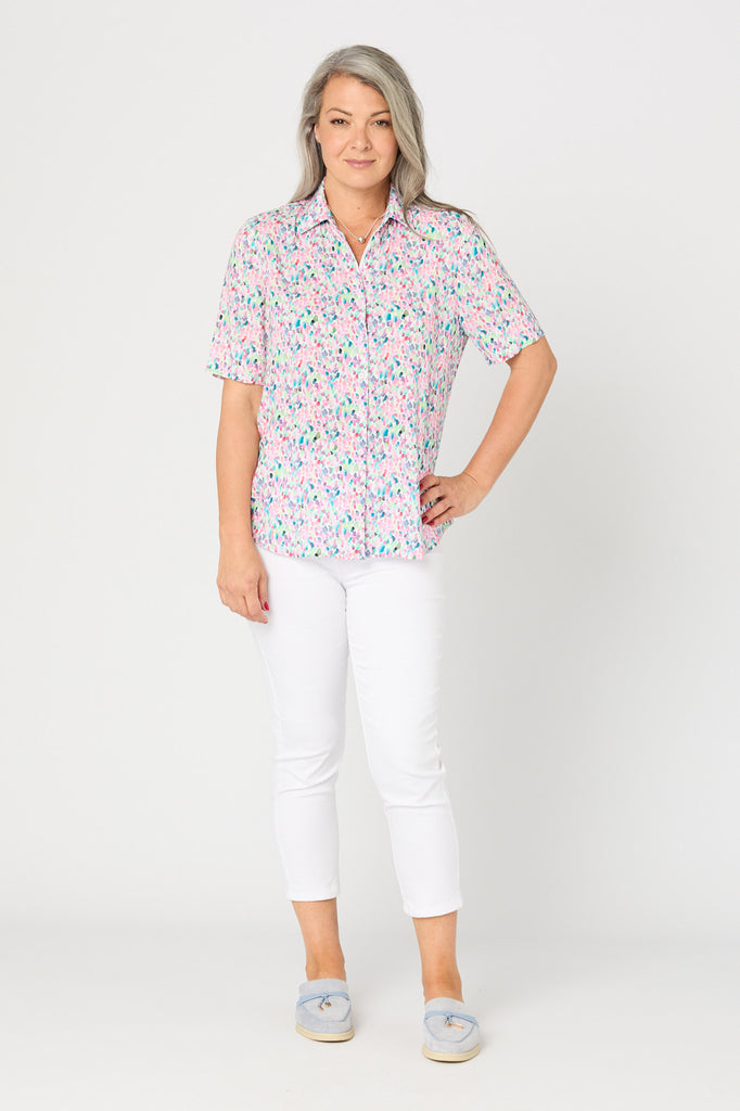 Fetti Short Sleeve Print Shirt