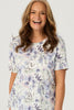 BLUE MOOD S/S PLEAT BACK TEE