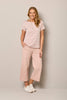 Pebble Stripe S/slv Tee