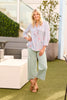 Ankita 3/4 Slv Hi-low Shirt
