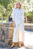 Darcy 7/8 Zip Wide Leg Jean