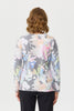 Sylvie Print R-neck Long Sleeve Sweater