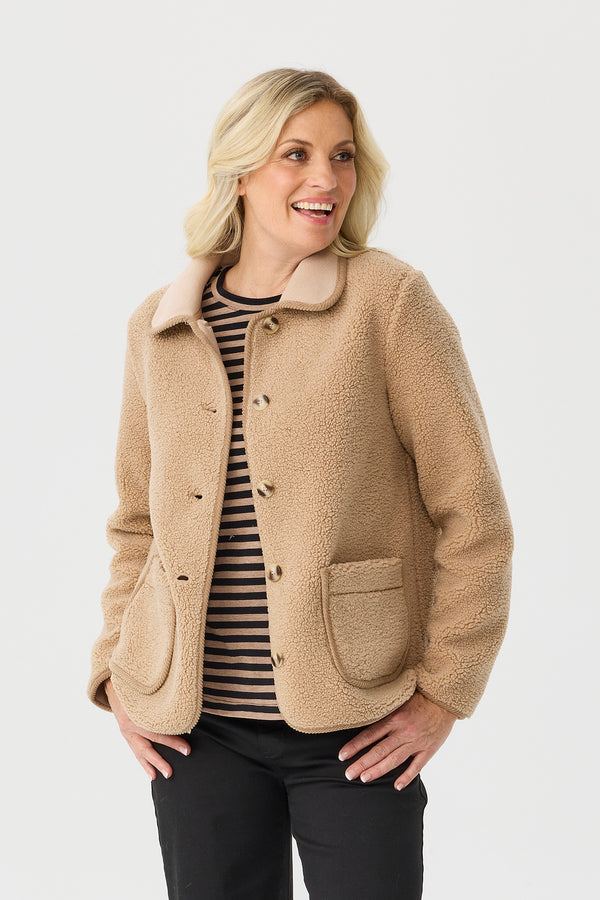 Explore Fleece Button Up Jacket