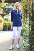 Vibe Stretch Eyelet Crop Pant